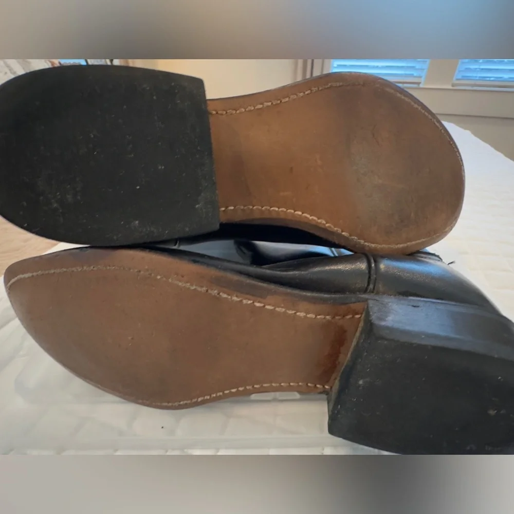 Laredo Black Leather Boots - Picture 3 of 4
